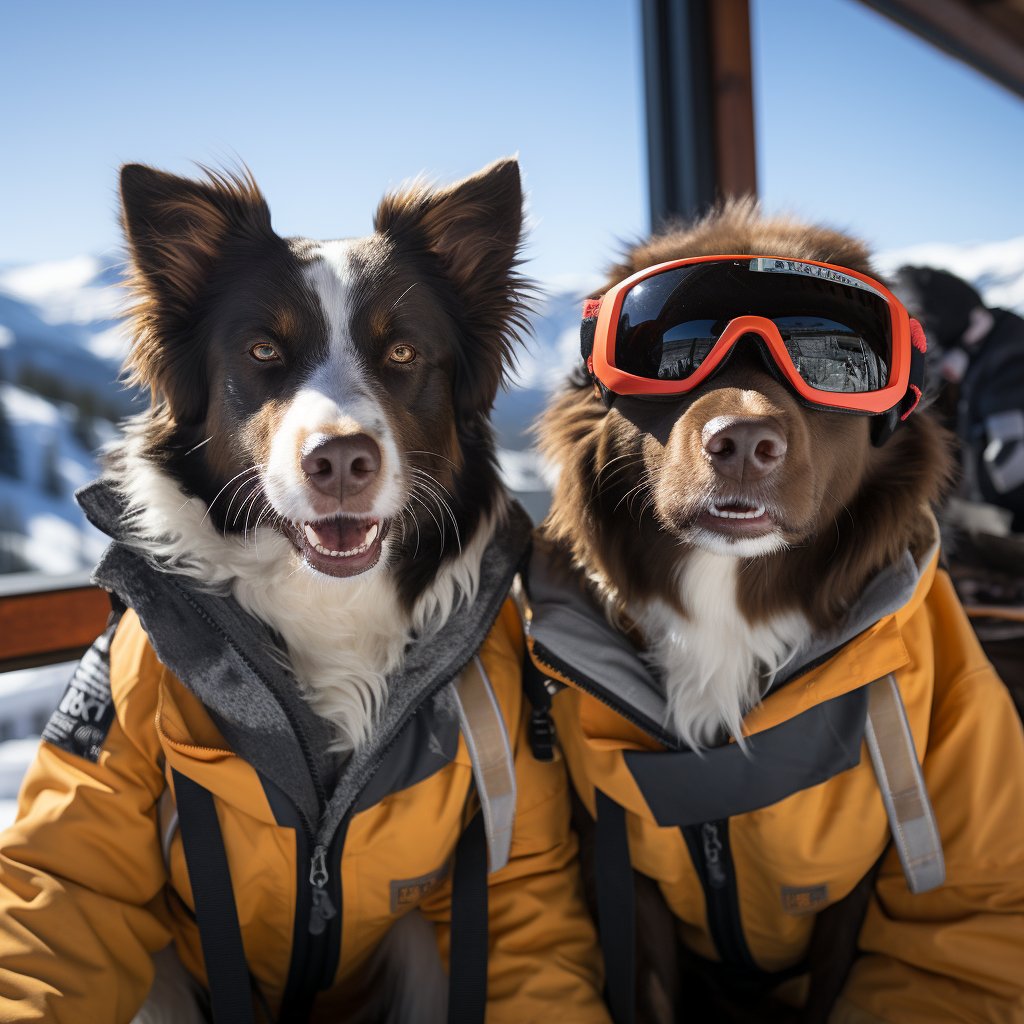 Uncharted Territory Skier Paint Your Pet Portrait Canvas