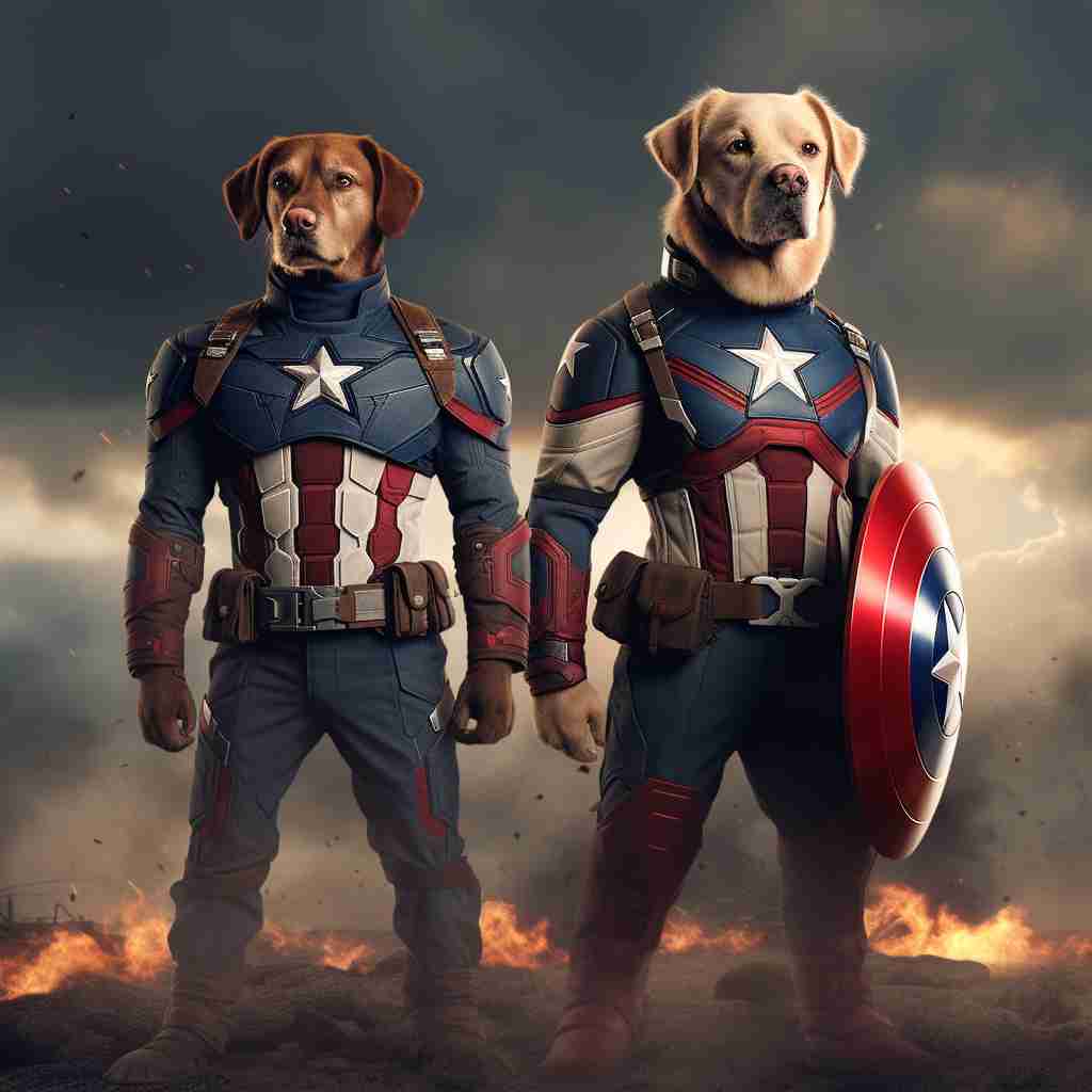 Captain America'S Strength Canvasback Pet Pictures