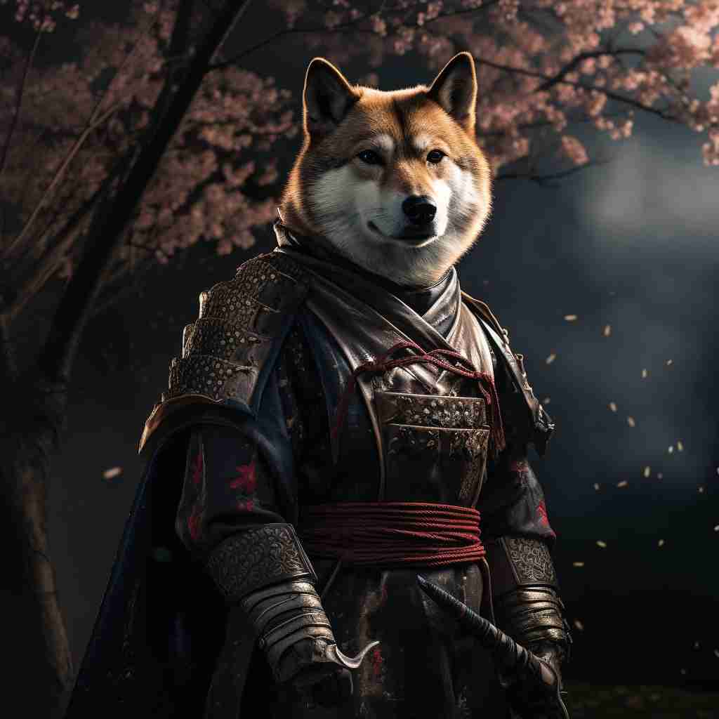 Samurai'S Peak Excellence Pet Pop Art Canvas Picture
