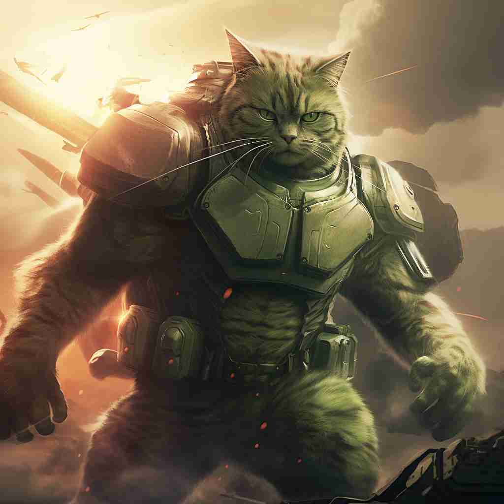 Superior Hulk Art Prints Cat Cute