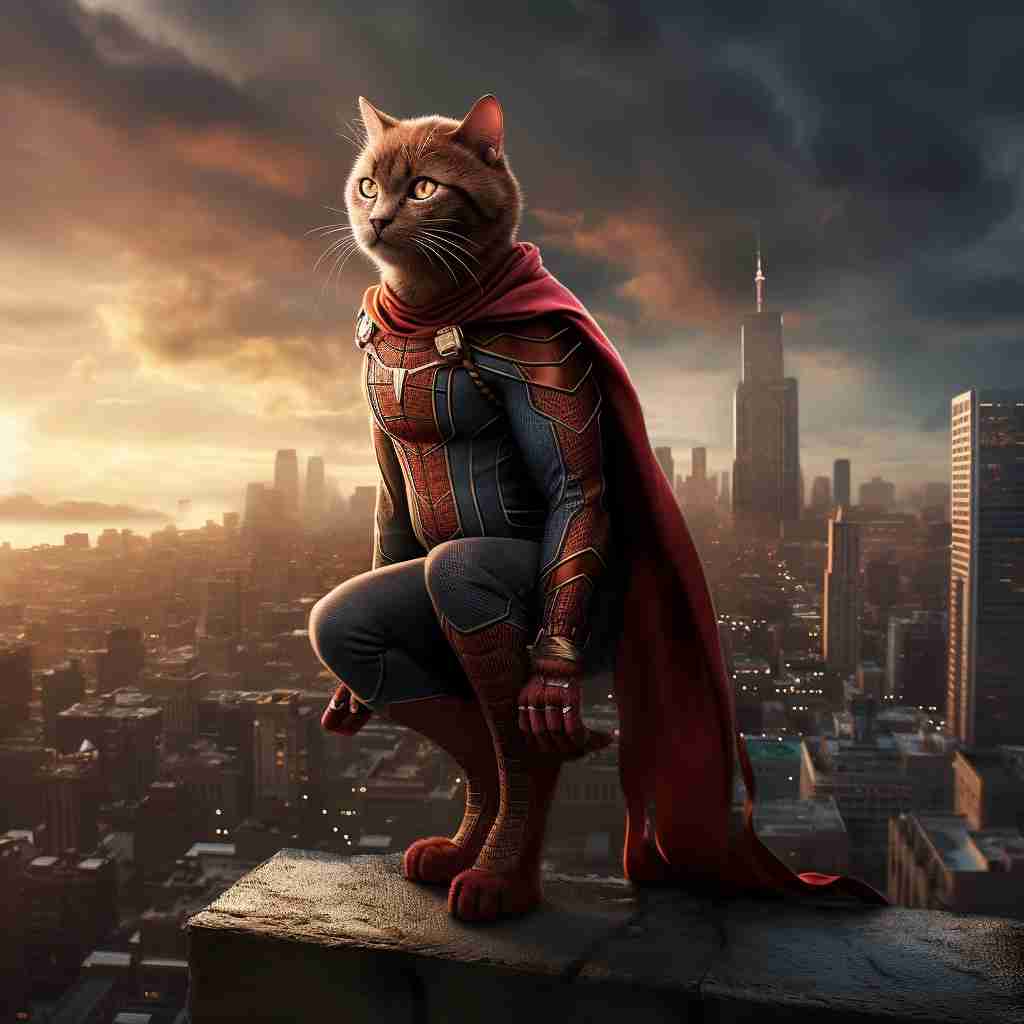 Starz Spider Man Sweet Cat Art Images