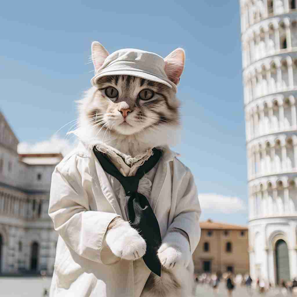 Global Traveler Pretty Cat Art Prints