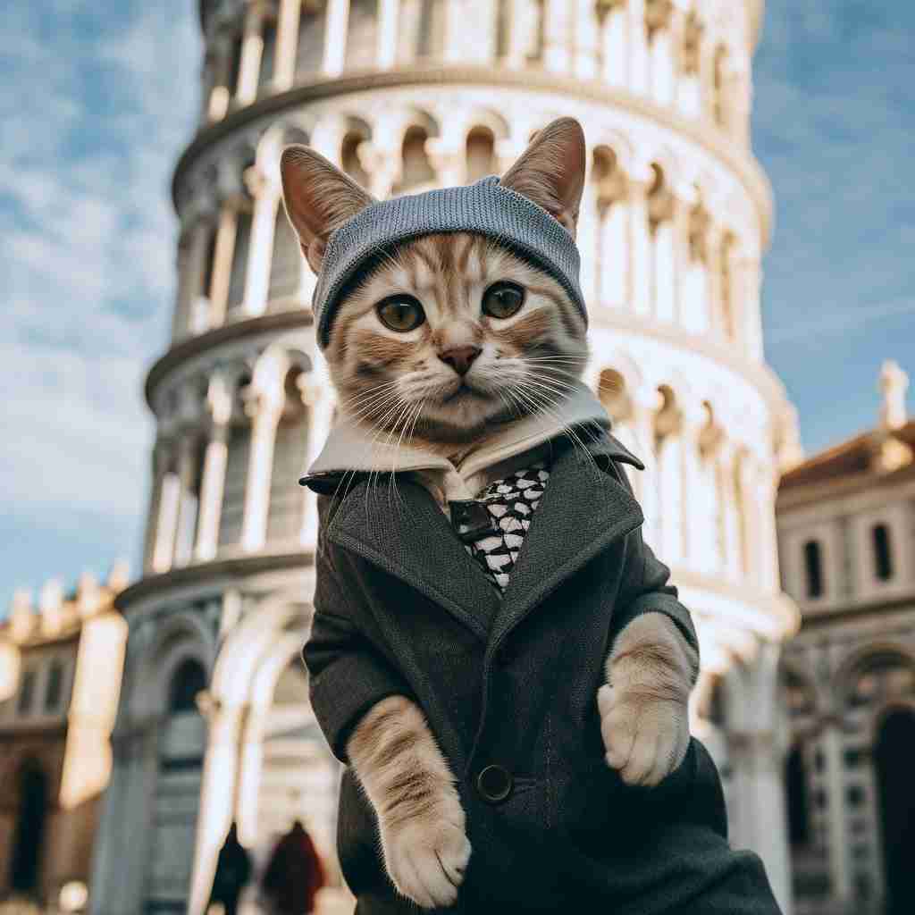 Explorer Traveler Cat Art Canvas Images