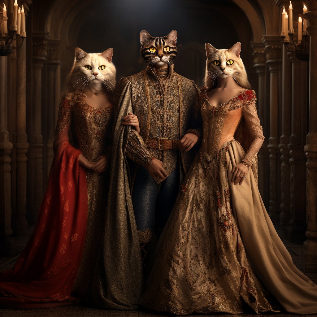 Furryroyal's Pet Portrait: A Homage to Famous Renaissance Artists