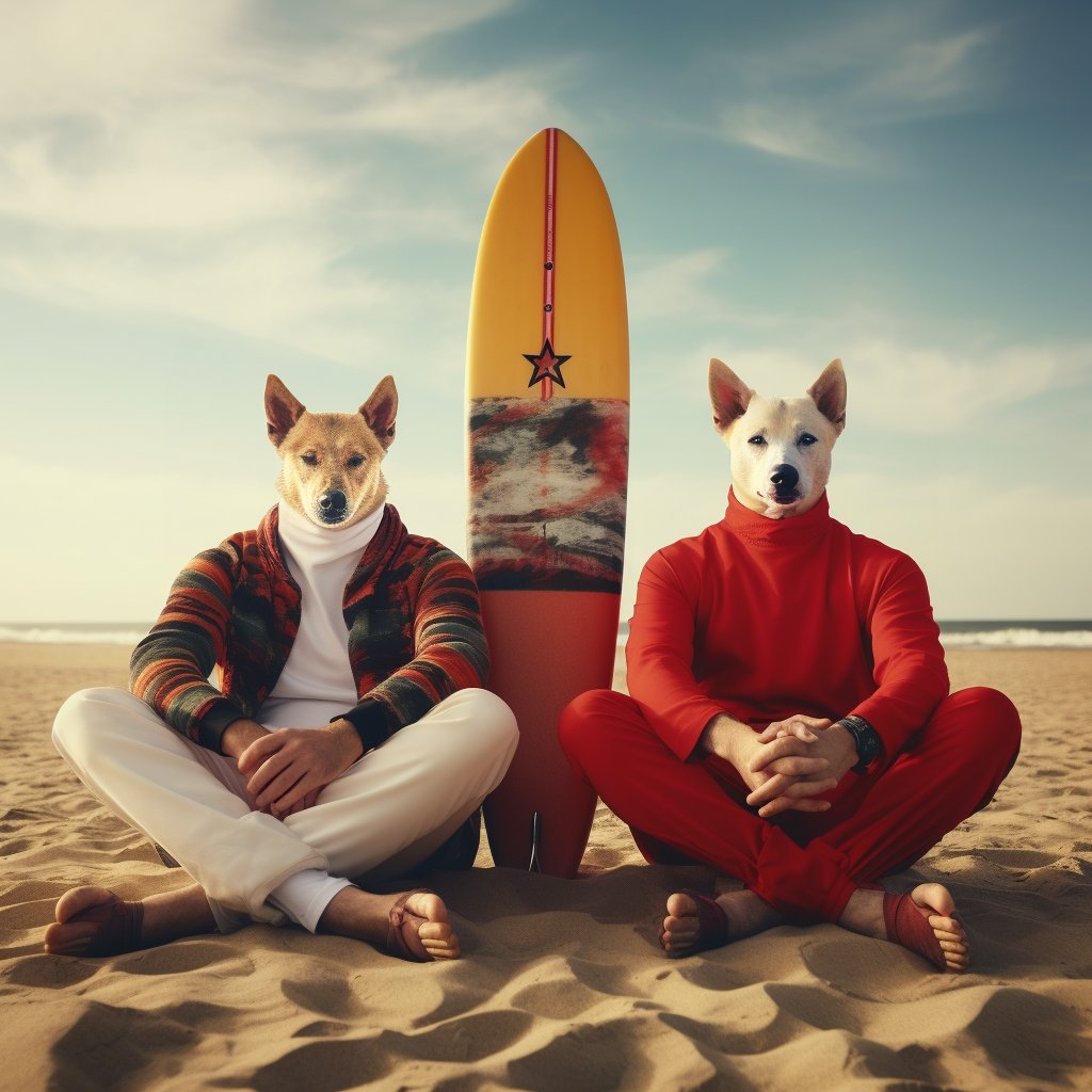 Dynamic Waves: Furryroyal's Custom Surfing Wall Art Near You