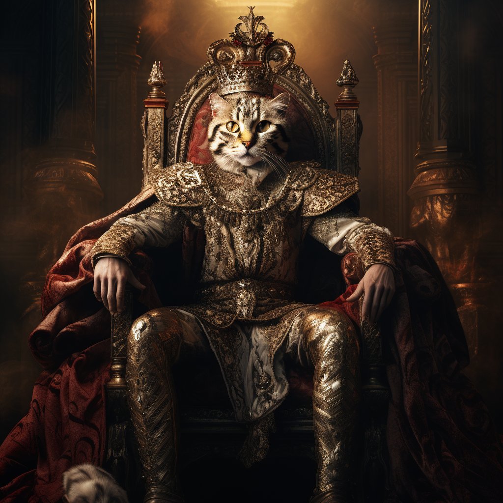 Royal Resplendence Unveiled: Furryroyal's Pet Portrait Extravaganza