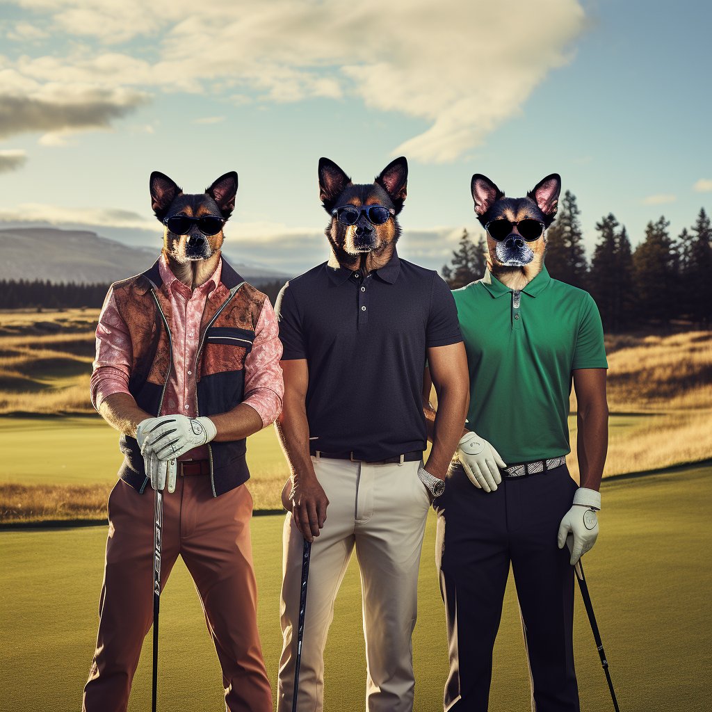 Dynamic Greens on Canvas: Furryroyal's Outdoor Golf Odyssey