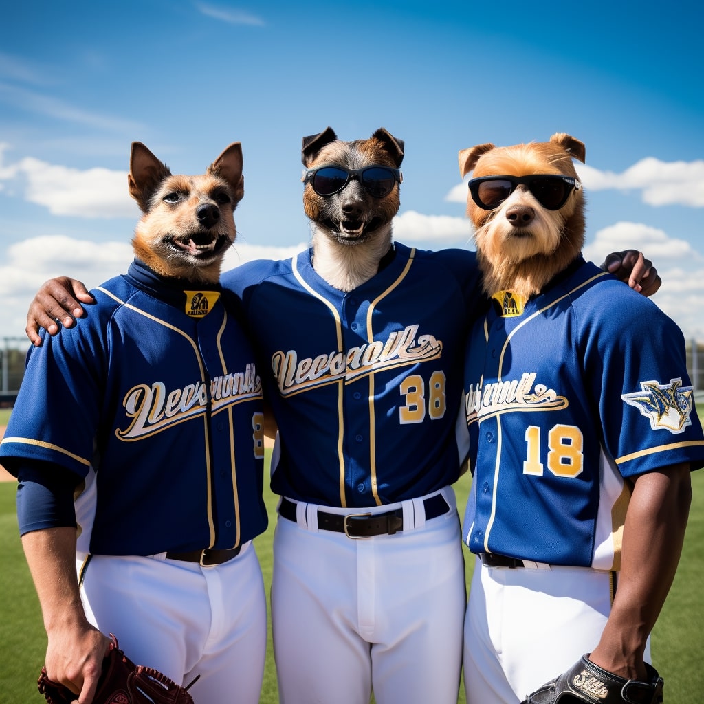 Team Spirit Beyond the Diamond: Furryroyal's Custom Family Name Canvas