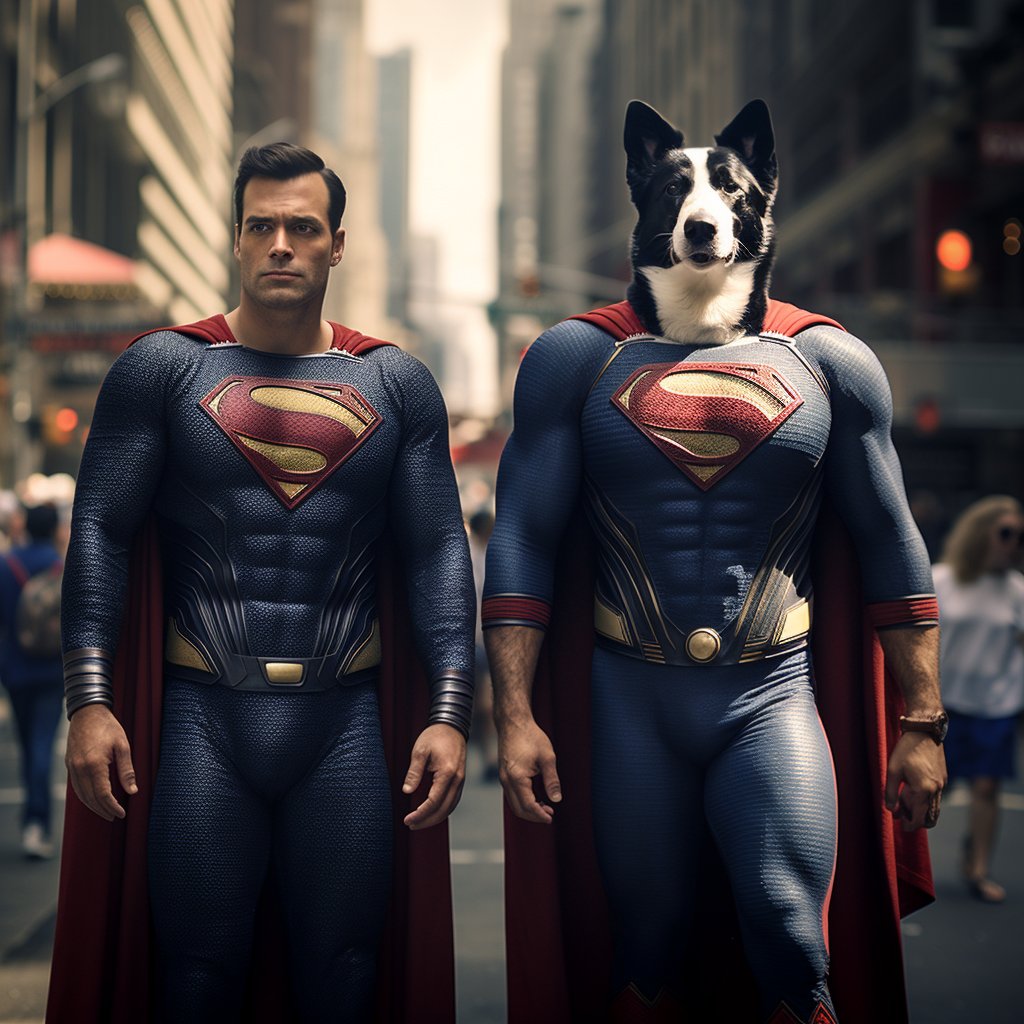 Commissioned Canine Chronicles: A Heroic Tale in Dog-Inspired Portraiture