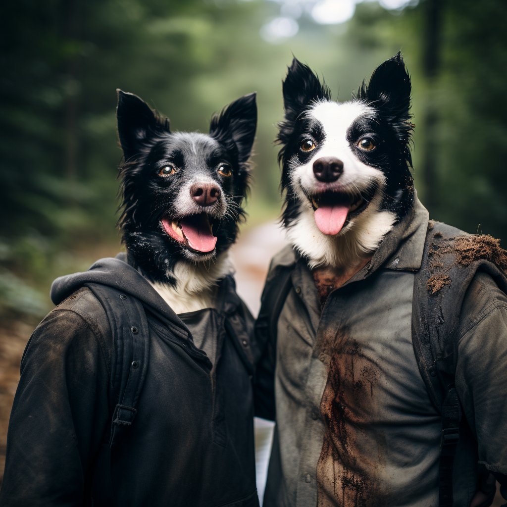 Printed Pawfection: A Canine Canvas Masterpiece