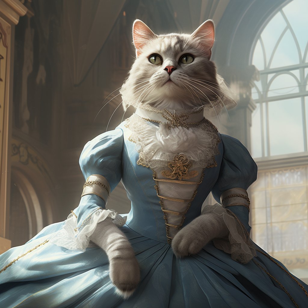 Majestic Paw Elegance Fit for a Disney Princess